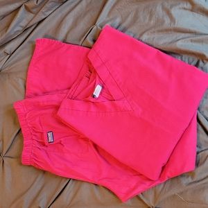 Magenta Cherokee scrub set, L top MT pants
